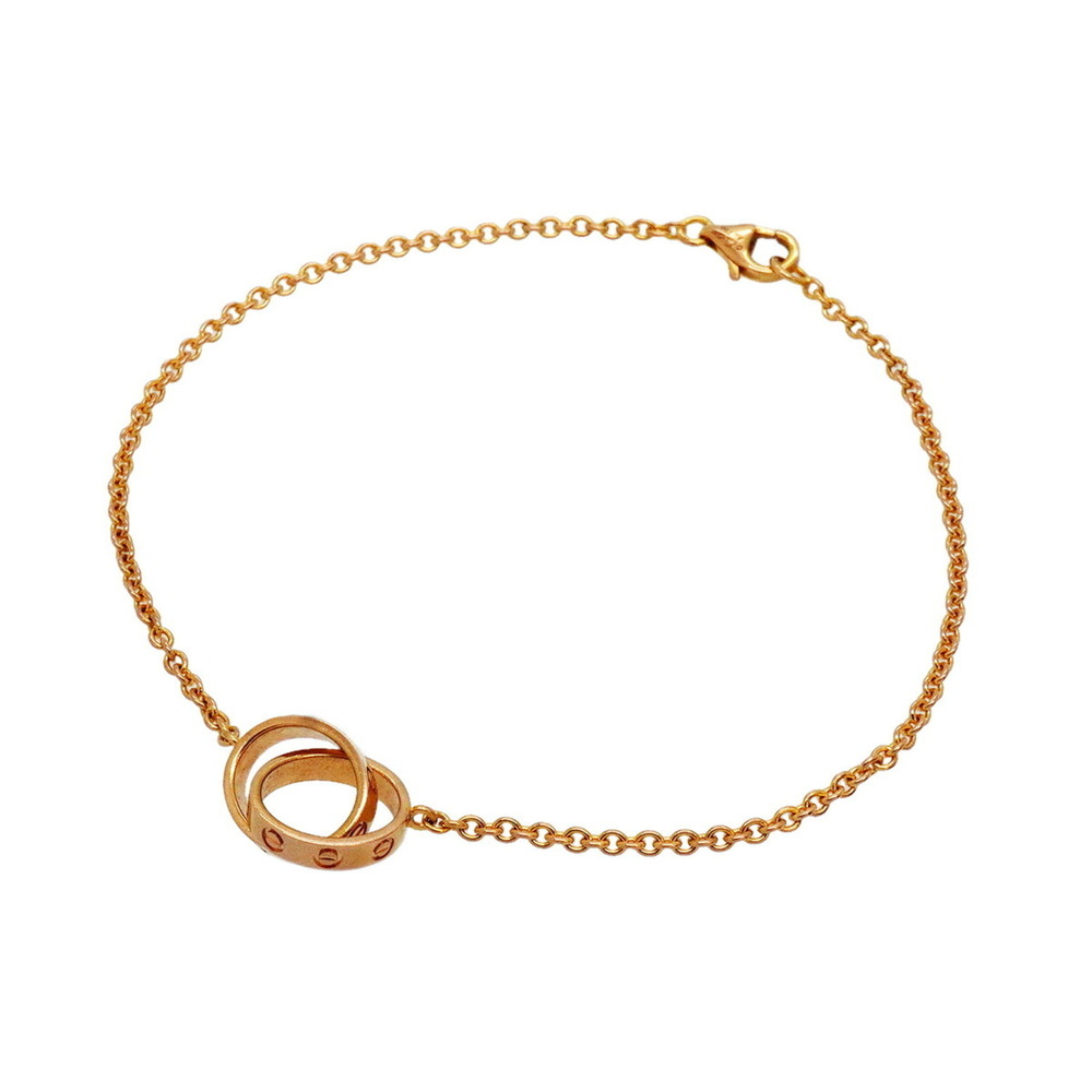 CARTIER 18k Gold Love Charm Bracelet
